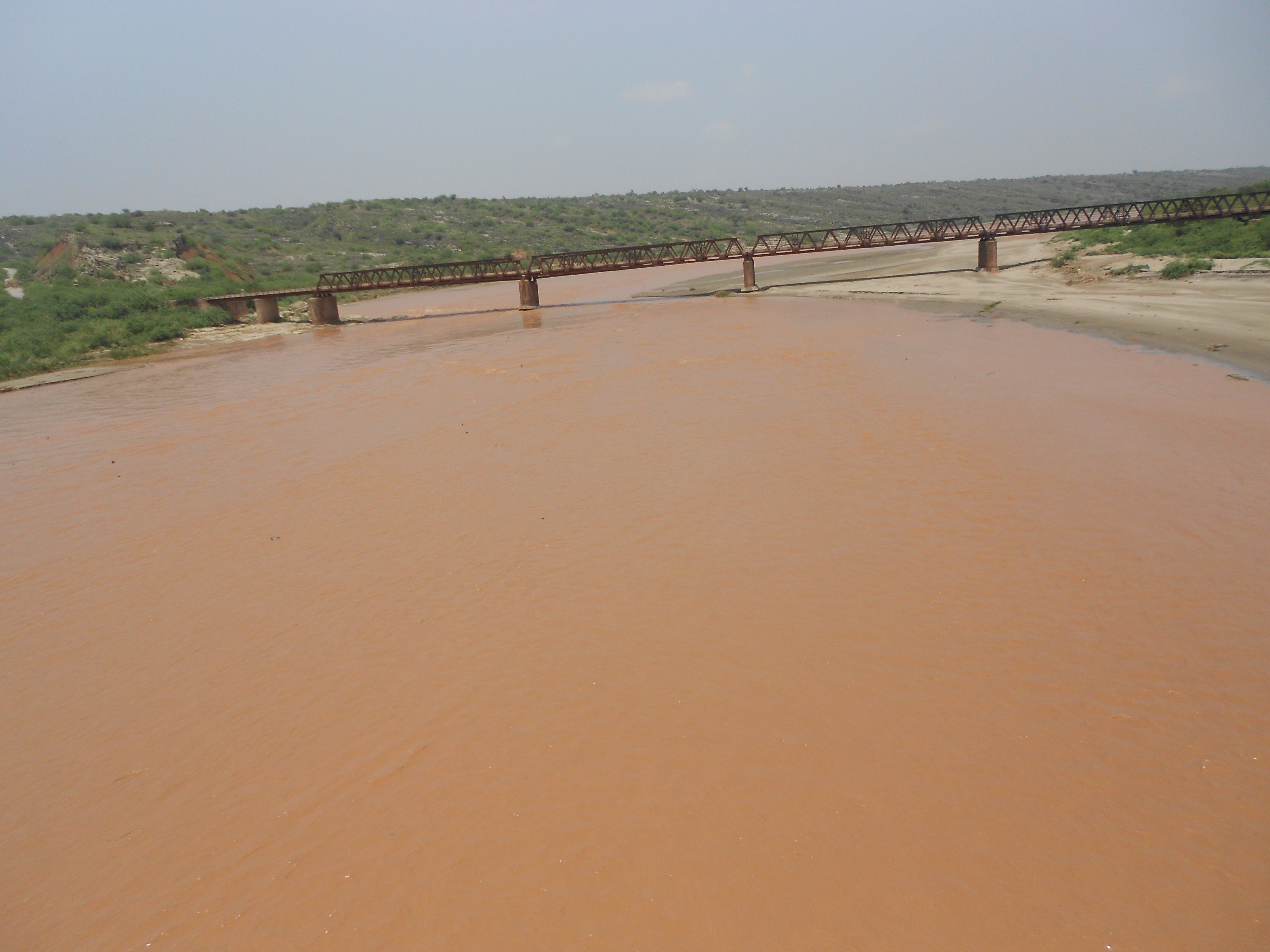 Soan River in Pakistan